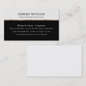 エキスパート・ウィットネス専門家 名刺 (正面/裏面)