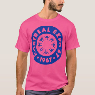 エキスポ67モントリオールワールドフェアサークルブルー Tシャツ