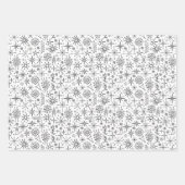 エキセントミッドセンチュリーモダンレトロ ラッピングペーパーシート (正面3)