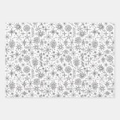 エキセントミッドセンチュリーモダンレトロ ラッピングペーパーシート (正面2)