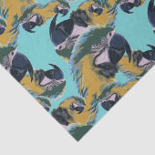 エキゾチッカラフルク鮮やかな熱帯のパロツパターン 薄葉紙 (詳細)