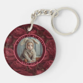 エキゾチックでユニークな贈り物 ラナンキュラス 花束 キーホルダー (裏面)