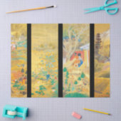 エキゾチックで日本のなモチーフのdecoupageか技術 薄葉紙 (クラフト)