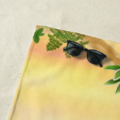 エキゾチックで青い孔雀のビーチタオル ビーチタオル (インサイチュ)