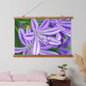 エキゾチックなアフリカユリ 吊り下げ型タペストリー (寝室)