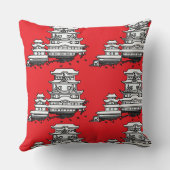 エキゾチックなアボードレッド クッション (裏面)