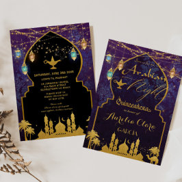 エキゾチックなアラビアンナイトのランタン - アラジン - キンセアニエラ 招待状