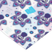 エキゾチックなインドの孔雀パターン テーブルクロス (アングル)