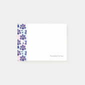 エキゾチックなインドの孔雀パターン ポストイット (正面)