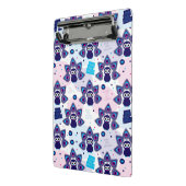 エキゾチックなインドの孔雀パターン ミニクリップボード (アングル2)