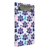 エキゾチックなインドの孔雀パターン ミニクリップボード (アングル)