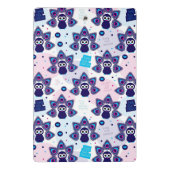 エキゾチックなインドの孔雀パターン ミニクリップボード (裏面)