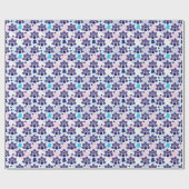 エキゾチックなインドクジャク模様 ラッピングペーパー (フラット)