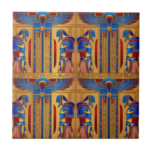 エキゾチックなエジプト訛りのタイル タイル (正面)