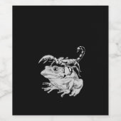 エキゾチックなエリクサー:スコーピオン&フロッグワインコレクション ワインラベル (シングルラベル)