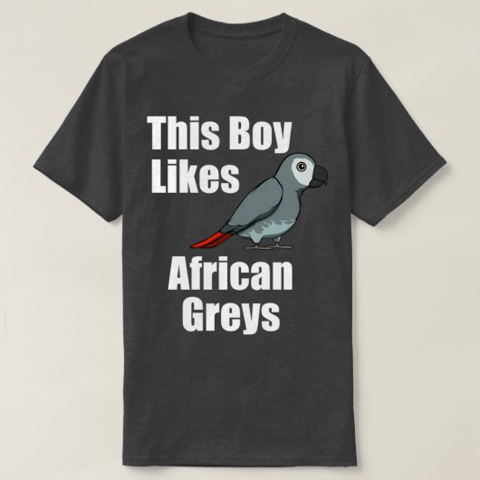 エキゾチックなオウムかわいい動物この子はオウムが好き Tシャツ (デザイン正面)