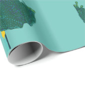 エキゾチックなカエルのパターン ラッピングペーパー (ロールコーナー)