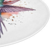 エキゾチックなカラフルハミングバードのカスタマイズ カッティングボード (角)