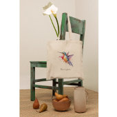 エキゾチックなカラフルハミングバードのカスタマイズ トートバッグ