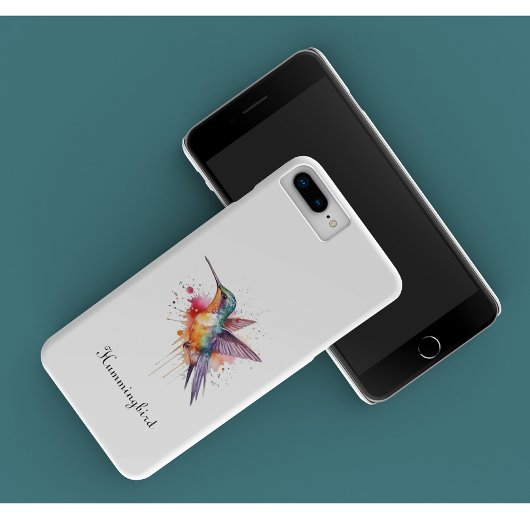 エキゾチックなカラフルハミングバードのカスタマイズ Case-Mate iPhoneケース