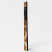 エキゾチックなキリンの毛皮と茶色のグリッターグラム Case-Mate iPhoneケース (裏面/左)