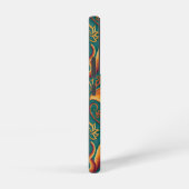 エキゾチックなサファリタペストリーパターン – ザホワイトロータス SAMSUNG GALAXYケース (右側面)