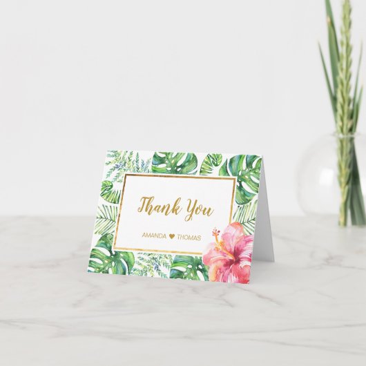 エキゾチックなサンキューカード サンキューカード (正面)