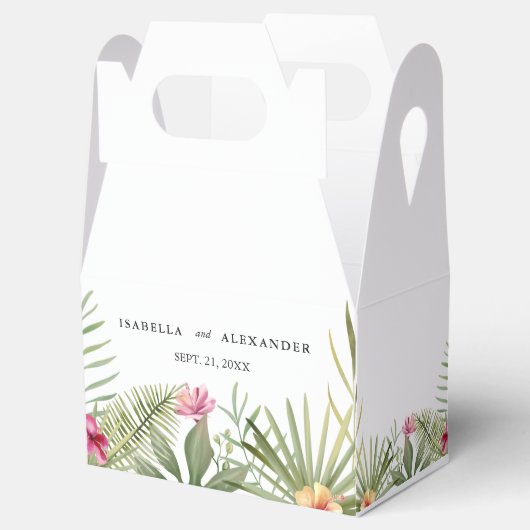 エキゾチックなシダと花 フェイバーボックス (オープン)