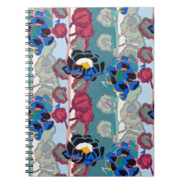 エキゾチックなシームレスな花の背景 ノートブック