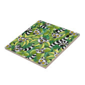 エキゾチックなジャングルのマダガスカルのレムルス タイル (側面)