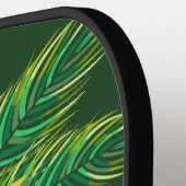 エキゾチックなジャングルのマダガスカルのレムルス ピックルボールラケット (左詳細)