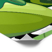 エキゾチックなジャングルのマダガスカルのレムルス ポスター (角)