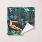 エキゾチックなジャングルの森の夢 バスタオルセット (ウォッシュタオル)