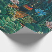 エキゾチックなジャングルの森の夢 ラッピングペーパー (角)