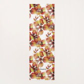 エキゾチックなジャングル動物のシームレスな明るいパターン ヨガマット (裏面)