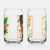 エキゾチックなスナップショットの暖かさ ガラス缶 (右)