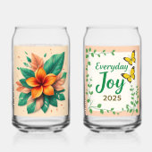 エキゾチックなスナップショットの暖かさ ガラス缶 (裏面)