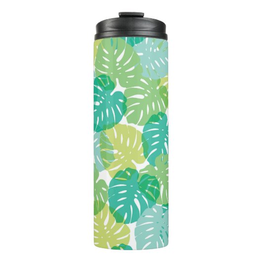 エキゾチックなチーズ植物：熱帯モンステラ タンブラー (正面)