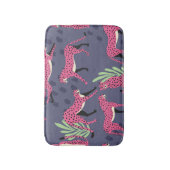 エキゾチックなチーズ：カラフルヴィンテージパターン。 バスマット (正面縦)