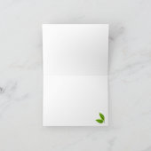 エキゾチックなトゥーカンの中にありがとう空白の。 サンキューカード (内部)