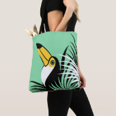 エキゾチックなトゥーカンの鳥 トートバッグ (クローズアップ)