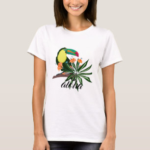 エキゾチックなトゥーカン熱帯鳥カラフルハワイ自然 Tシャツ