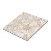 エキゾチックなトロピカルゴールデンラインイラストレーション。 タイル (側面)