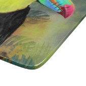 エキゾチックなトロピカルトコトカン絵画バード – Migned カッティングボード (角)
