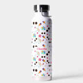 エキゾチックなハワイファッションパタパーソナライズされたーン ウォーターボトル (左面)