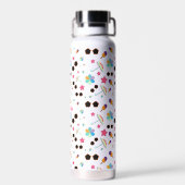 エキゾチックなハワイファッションパタパーソナライズされたーン ウォーターボトル (背面)