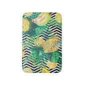 エキゾチックなバナナズレモン熱帯シームレス バスマット (正面縦)