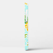 エキゾチックなパイナップル：青いポルカドットおもしろい。 Case-Mate iPhoneケース (裏面 / 左)