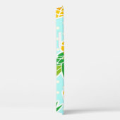 エキゾチックなパイナップル：青いポルカドットおもしろい。 Case-Mate iPhoneケース (裏面 / 右)