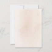 エキゾチックなパンパスグラスフローラ赤ちゃんシャワーありがとう サンキューカード (裏面)